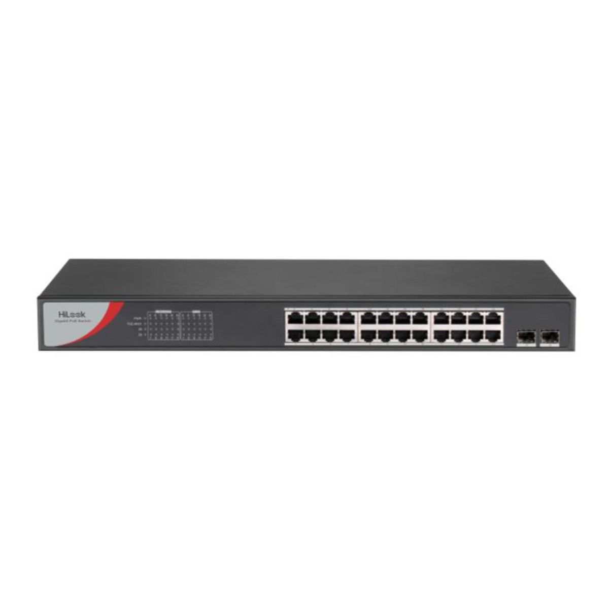 HIKVISION - NS-0526P-225 Conmutador PoE no administrado Gigabit de 24 puertos