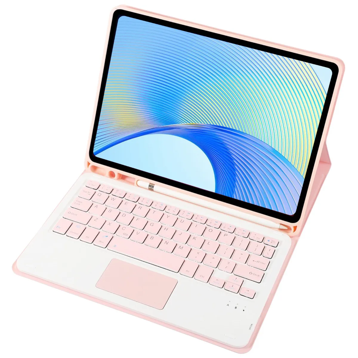 GENERICO - Funda Con Teclado Bluetooth Touchpad para Honor PAD X9 11.5 - ROSADO