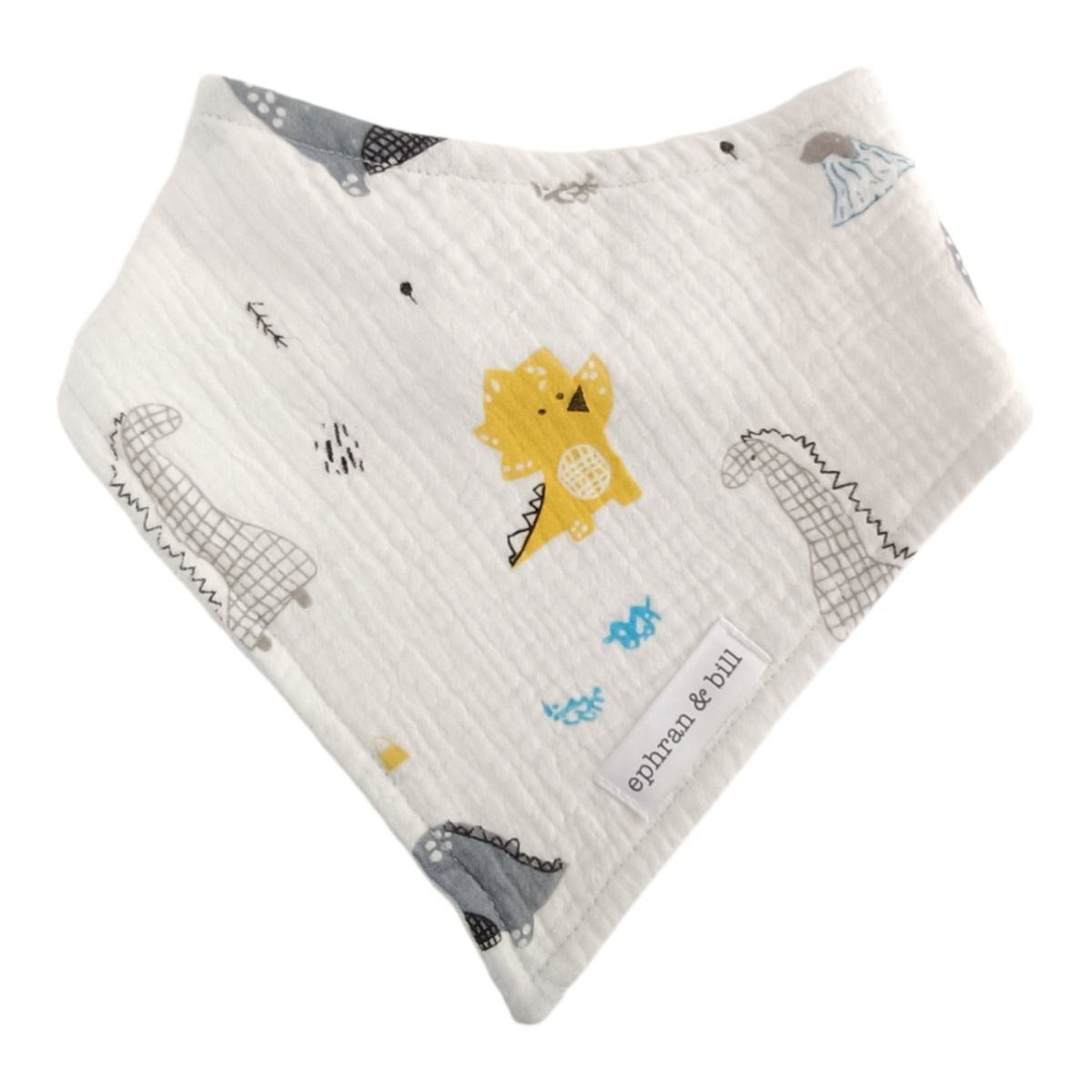 EPHRAN & BILL - BaberoS Bandana para Bebé 2 PCS MUSELINA