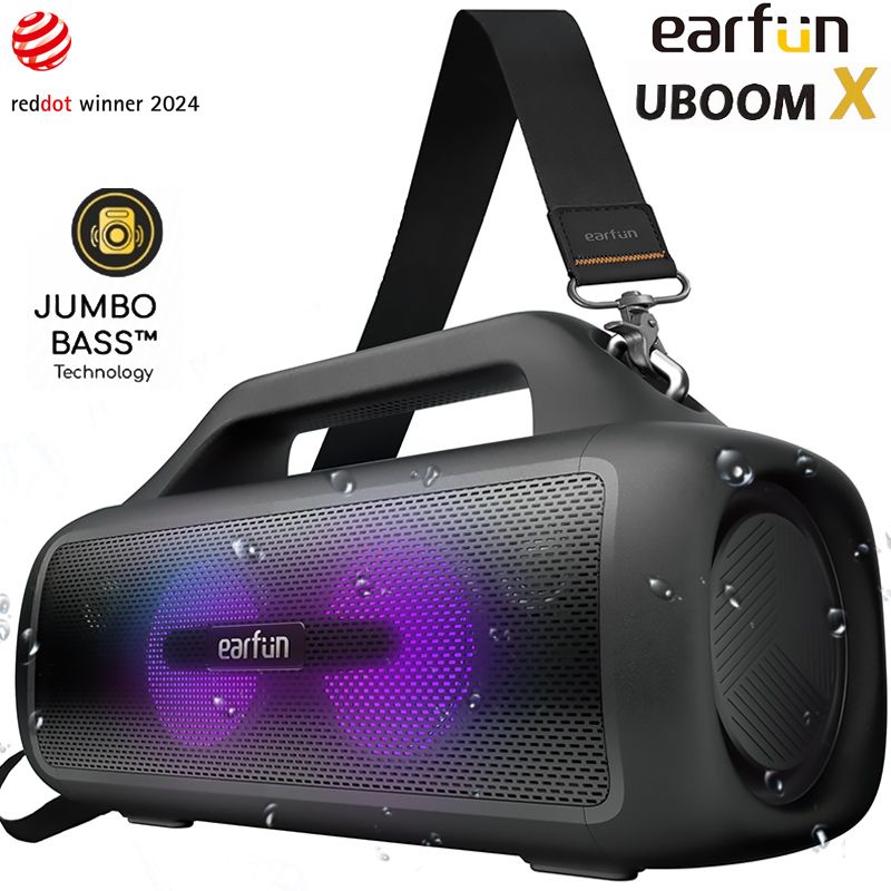 EARFUN - EarFun Parlante Bluetooth 5.3 S.Bass Portatil 30hrs UBOOM X
