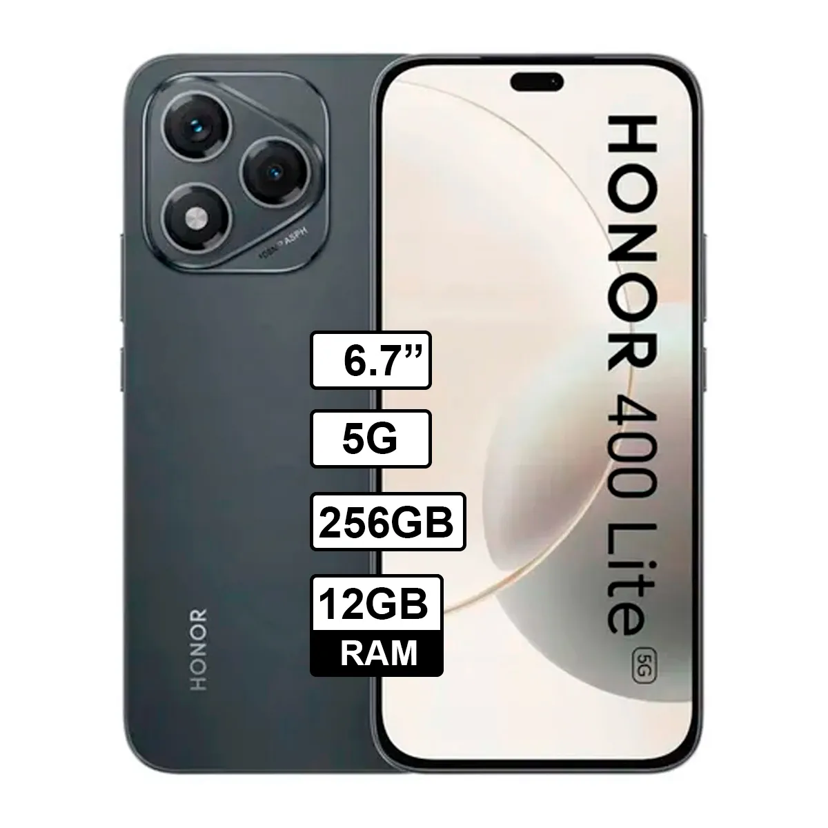 HONOR - Celular HONOR 400 LITE 5G 12GB RAM - 256GB - Color Gris Oscuro