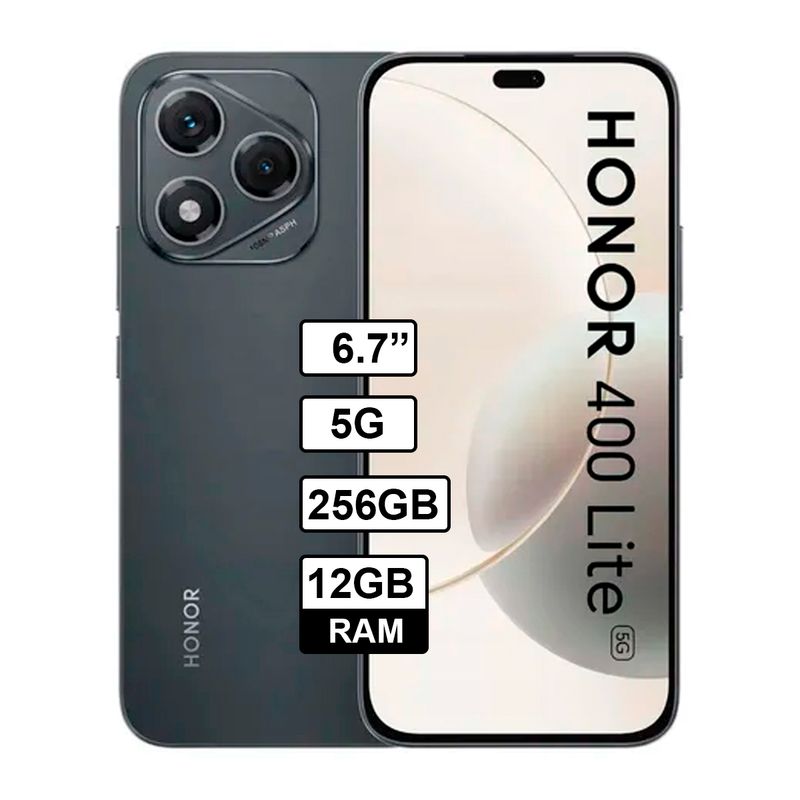 HONOR - Celular HONOR 400 LITE 5G 12GB RAM - 256GB - Color Gris Oscuro