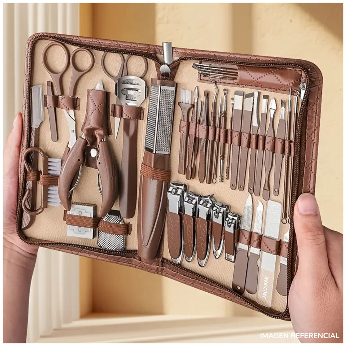 INSPIRA MARKET - Set de Manicura y Pedicura 42 Piezas