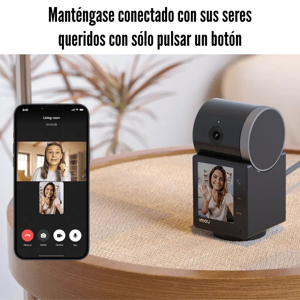 IMOU - IMOU - Cámara WiFi Rex VT 3K S2VN-5M0WR 5MP - Negro