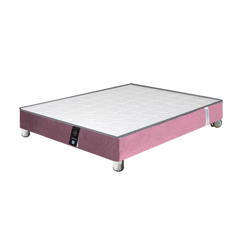 BH BARAKA HOME PREMIUM - Base de Cama Premium Sora con Ruedas 1.5 Plz - Rosado