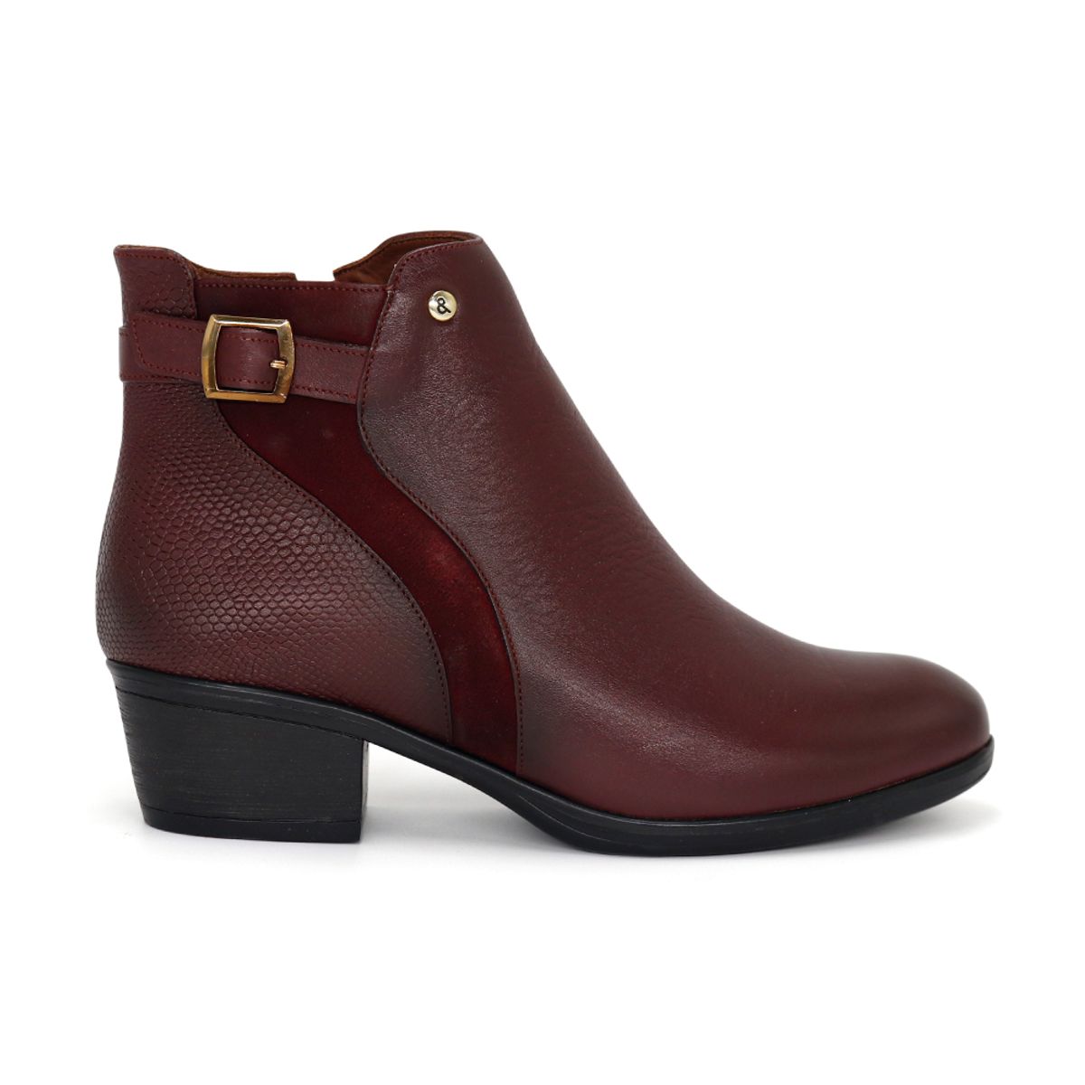 PAR&SS - Botines De Cuero Mujer Par&ss JA25Q1-BT202 Vino