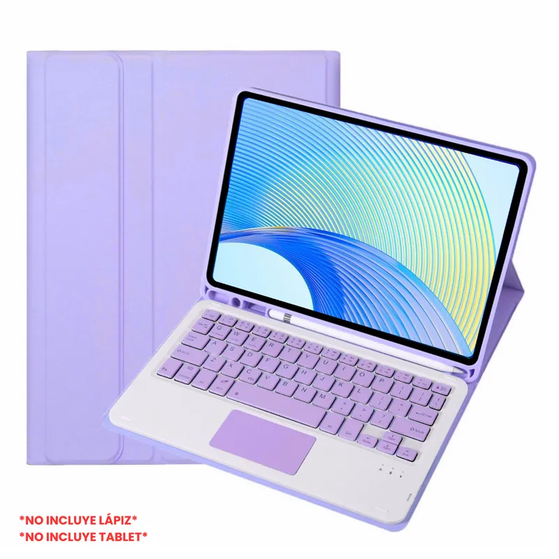 GENERICO - Funda Con Teclado Bluetooth Touchpad para Honor PAD X9 11.5 - LILA