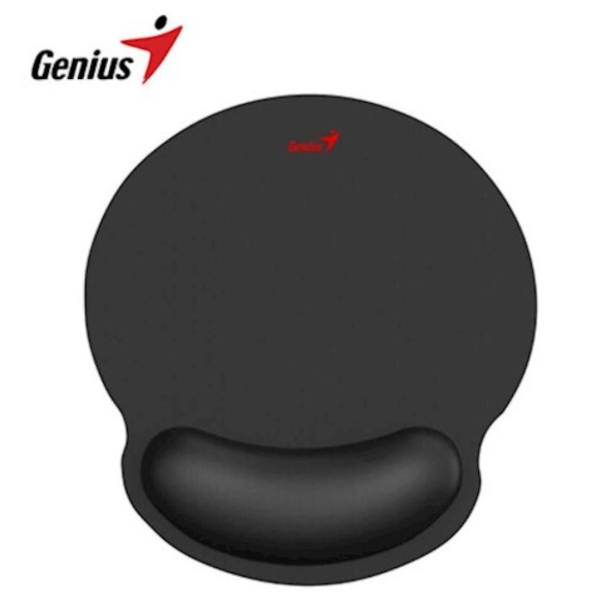 GENIUS - Pack por 2 de Mouse Pad Genius Negro G-WMP 100 con Descansador