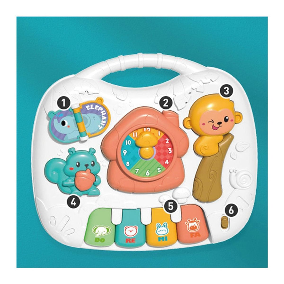 GENERICO - Mesa de Juegos Portátil de Aprendizaje para Niños