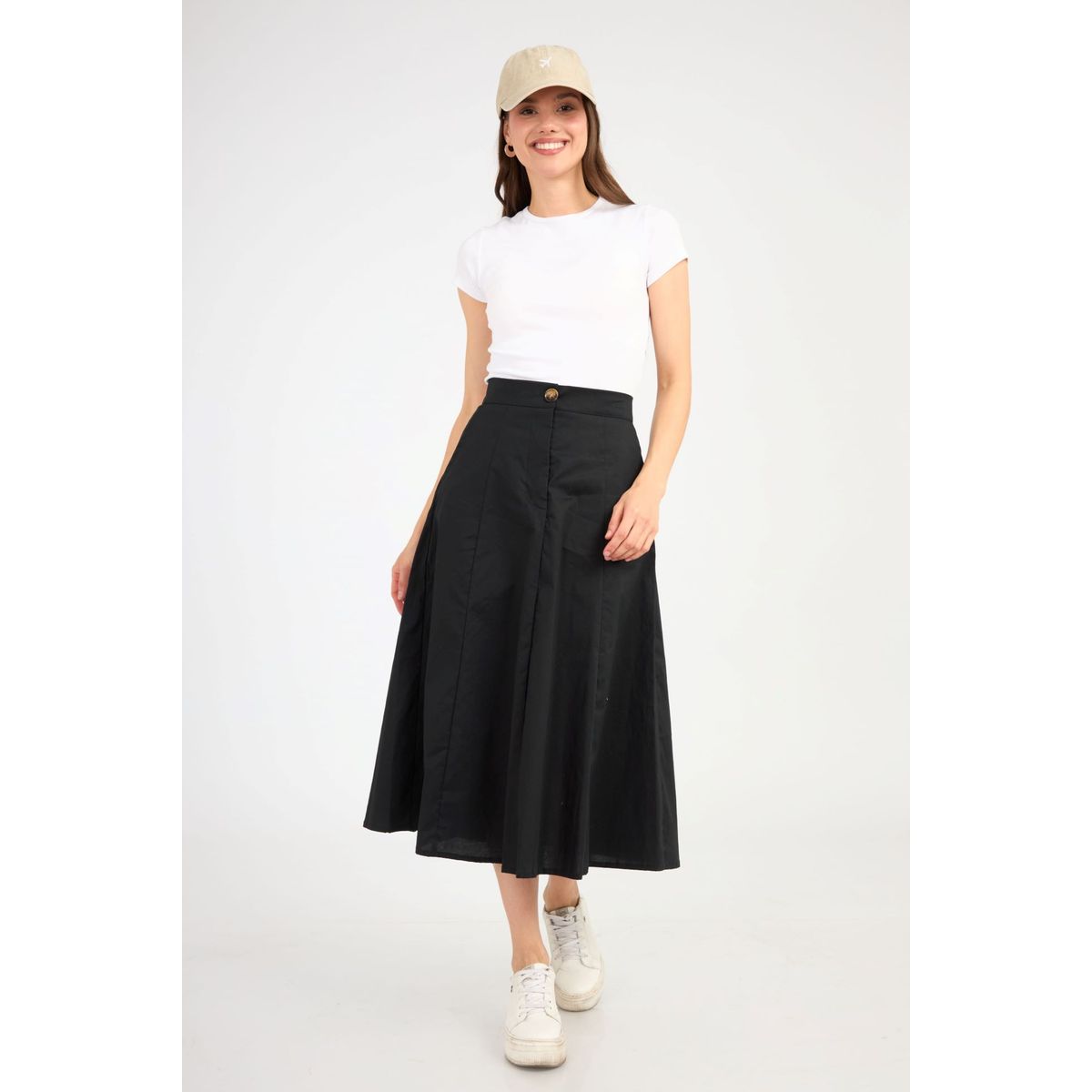 GENERICO - FALDA LARGA ALGODÓN ALMAT MUJER