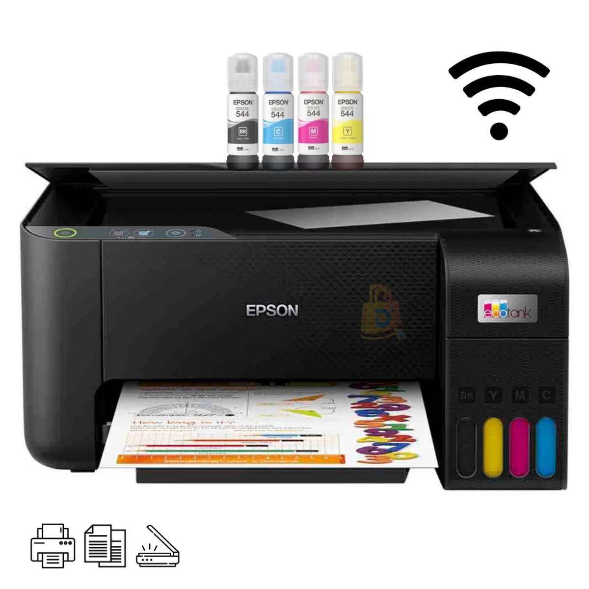 EPSON - Impresora Multifuncional EcoTank Epson L3250 WIFI