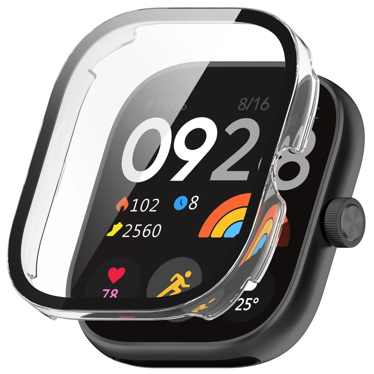GENERICO - Case Protector 360 para REDMI WATCH 5 CLASSIC - Transparente