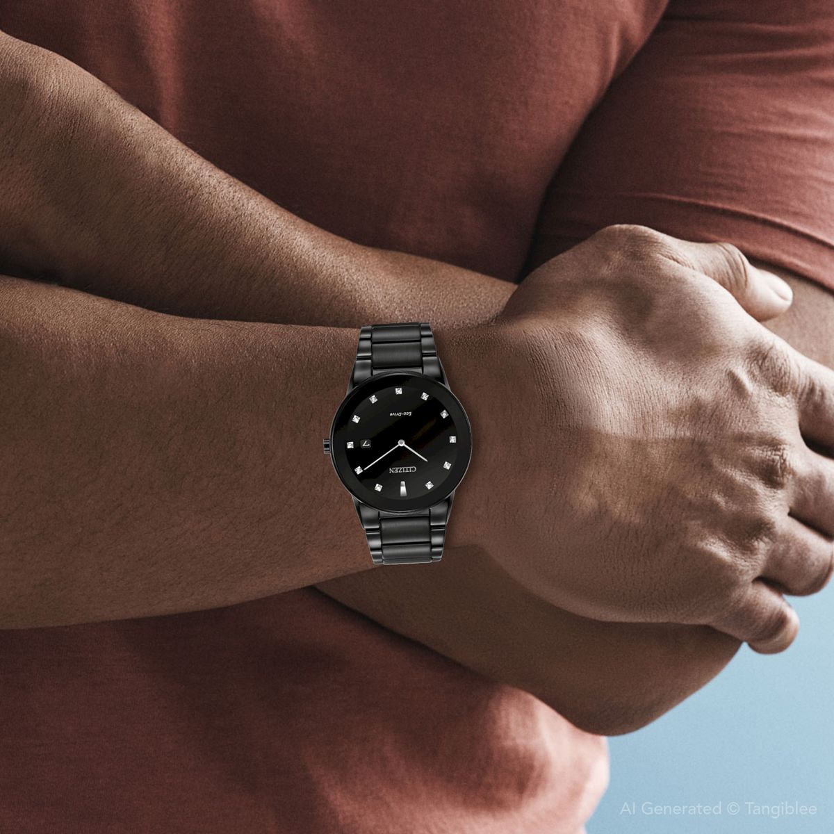 CITIZEN - Citizen Reloj Axiom Hombre Eco-Drive Acero Inox AU1065-58G