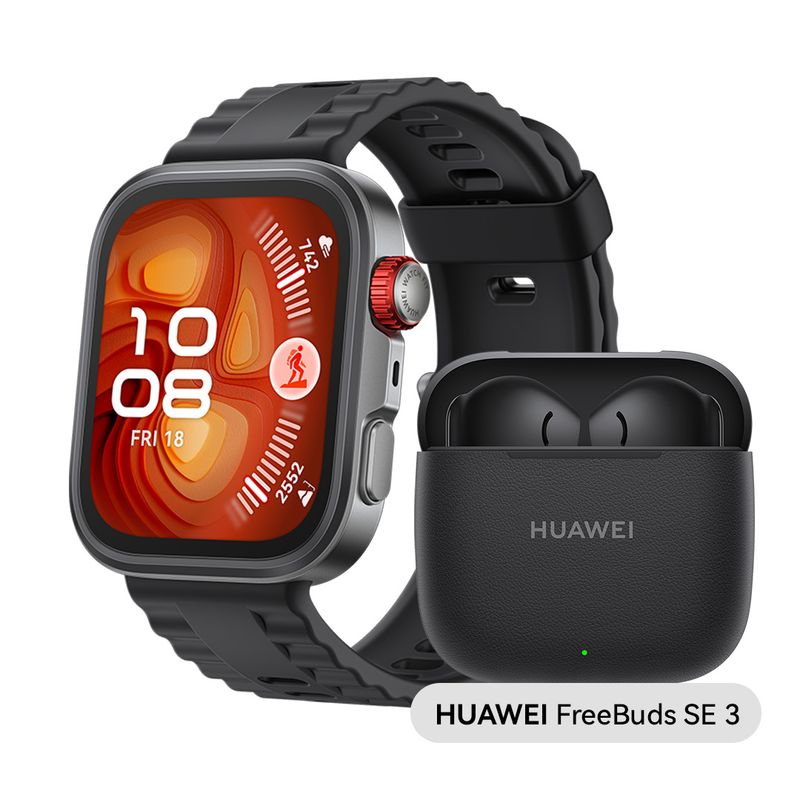 HUAWEI - Smartwatch HUAWEI Watch Fit 4 Pro Negro + FreeBuds SE 3 Negro