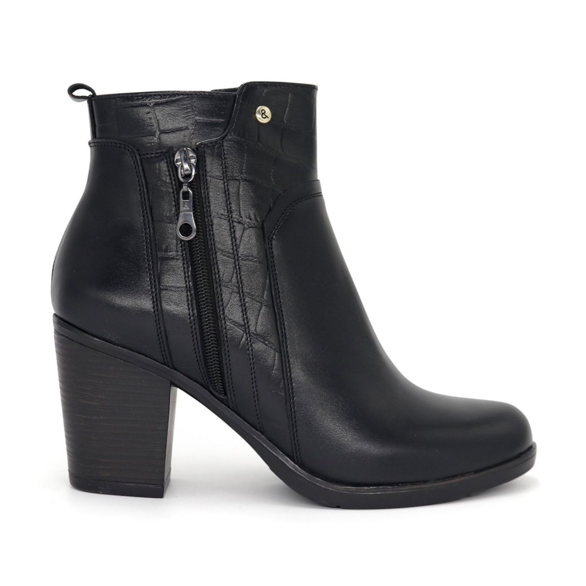 PAR&SS - Botines De Cuero Mujer Par&ss JA25Q1-BT203 Negro