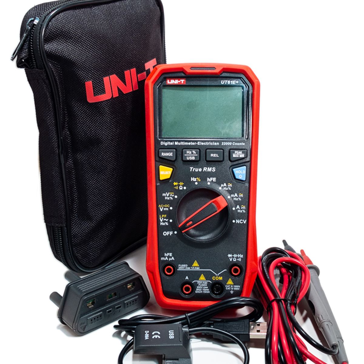  - MULTIMETRO UNI-T UT61E+ TRUE RMS  22000 CUENTAS CAT IV