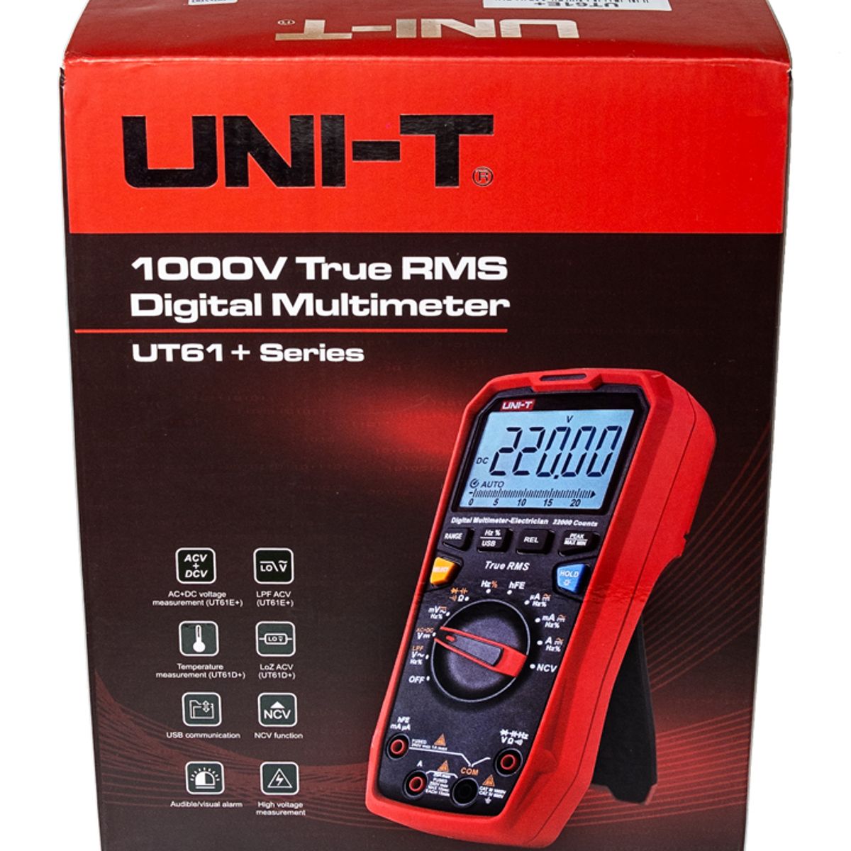  - MULTIMETRO UNI-T UT61E+ TRUE RMS  22000 CUENTAS CAT IV