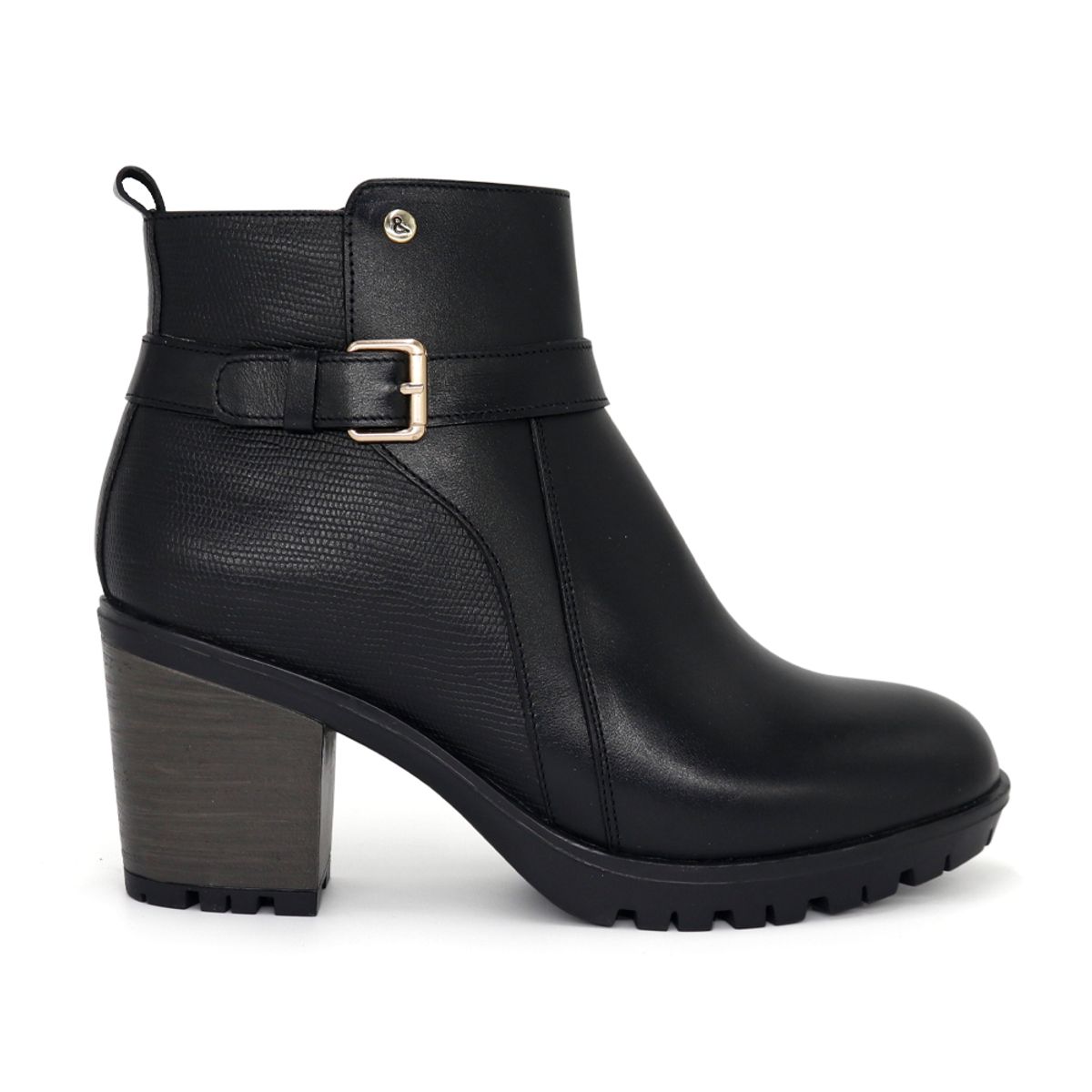 PAR&SS - Botines De Cuero Mujer Par&ss JA25Q1-BT191 Negro