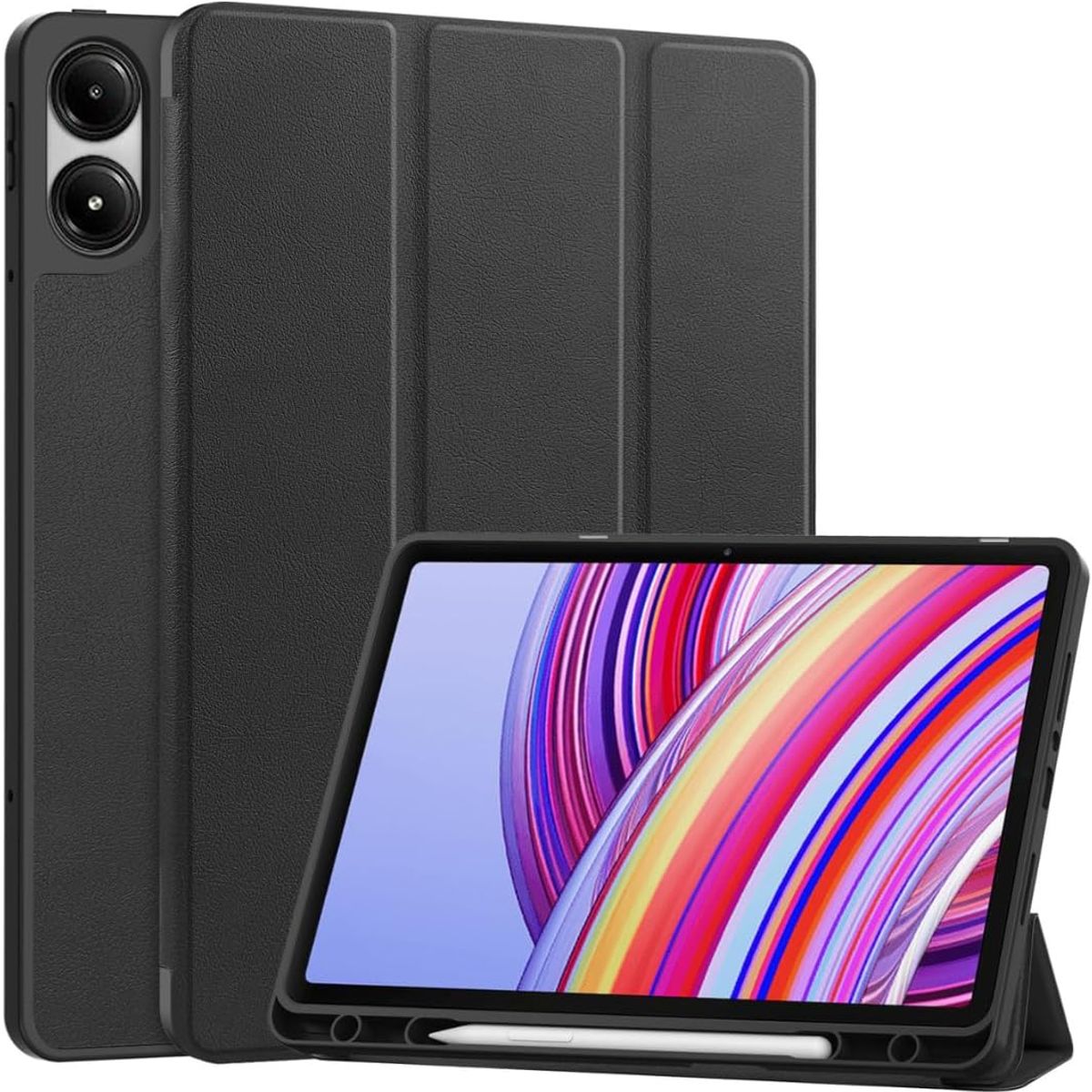 GENERICO - Funda Smart Case Portapencil Para Redmi PAD PRO 12 .1" - NEGRO