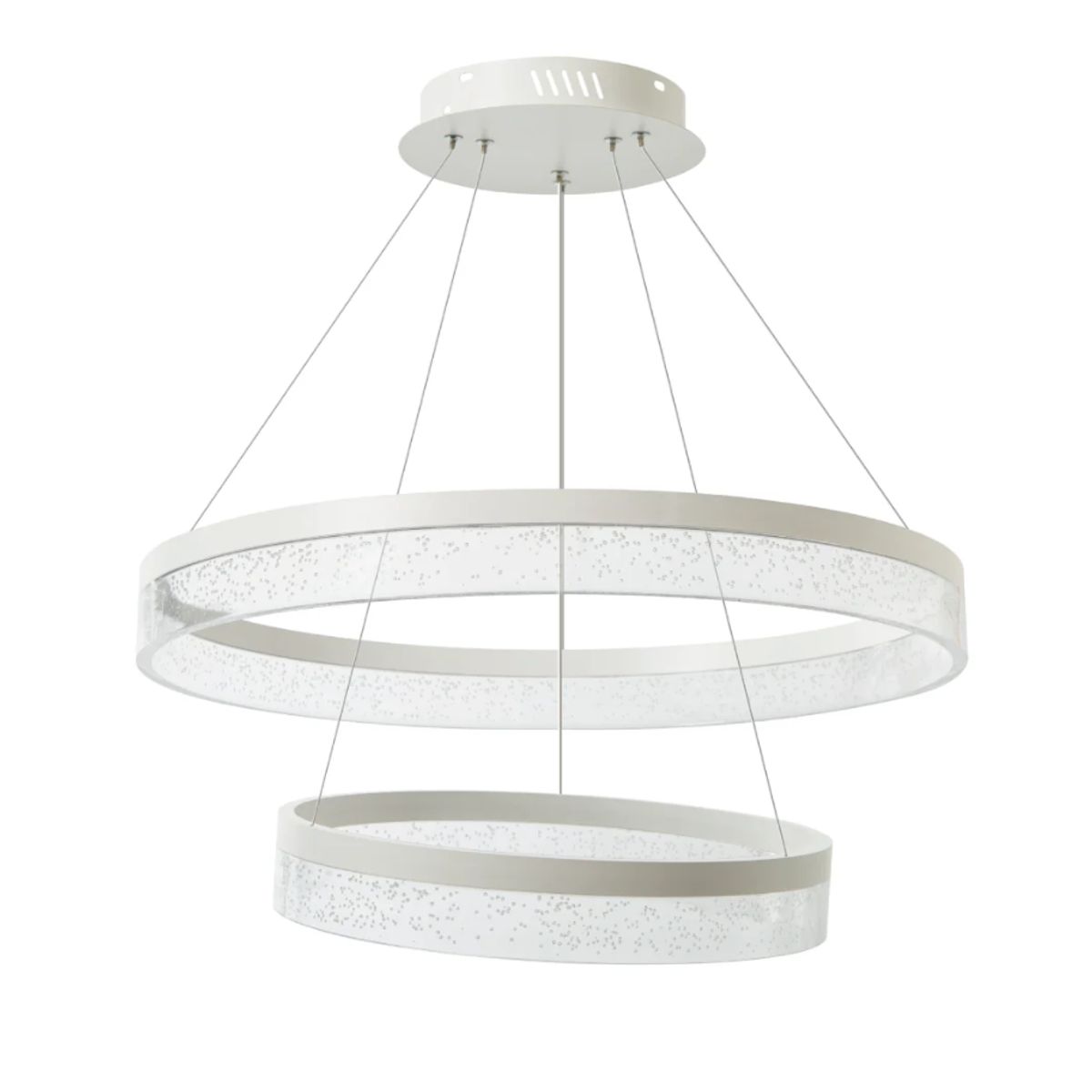 GENERICO - Lámpara Colgante Dupla White Led 50W