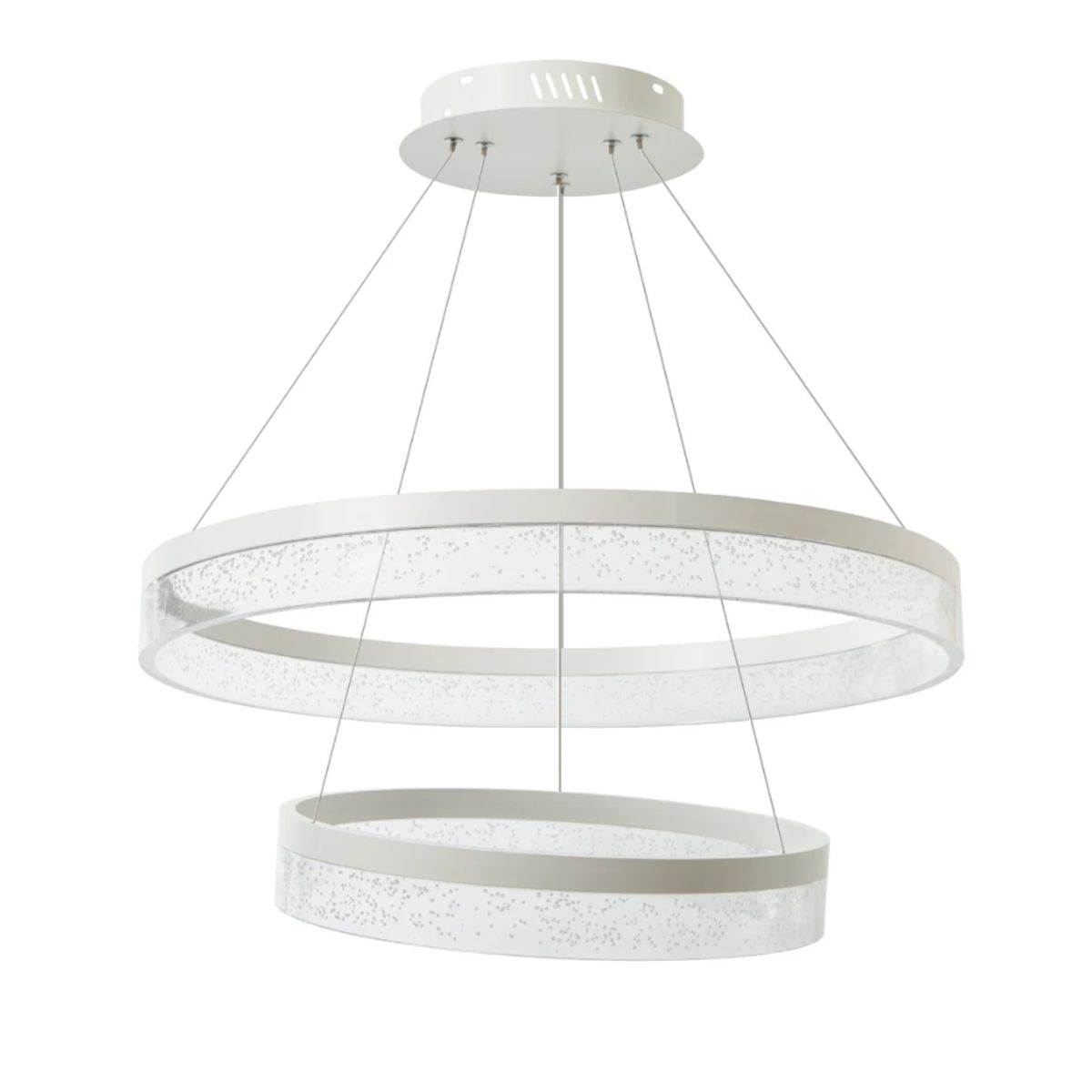 GENERICO - Lámpara Colgante Dupla White Led 50W