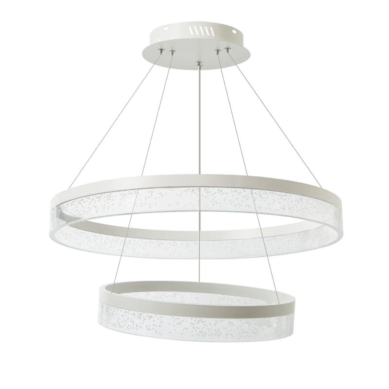 GENERICO - Lámpara Colgante Dupla White Led 50W