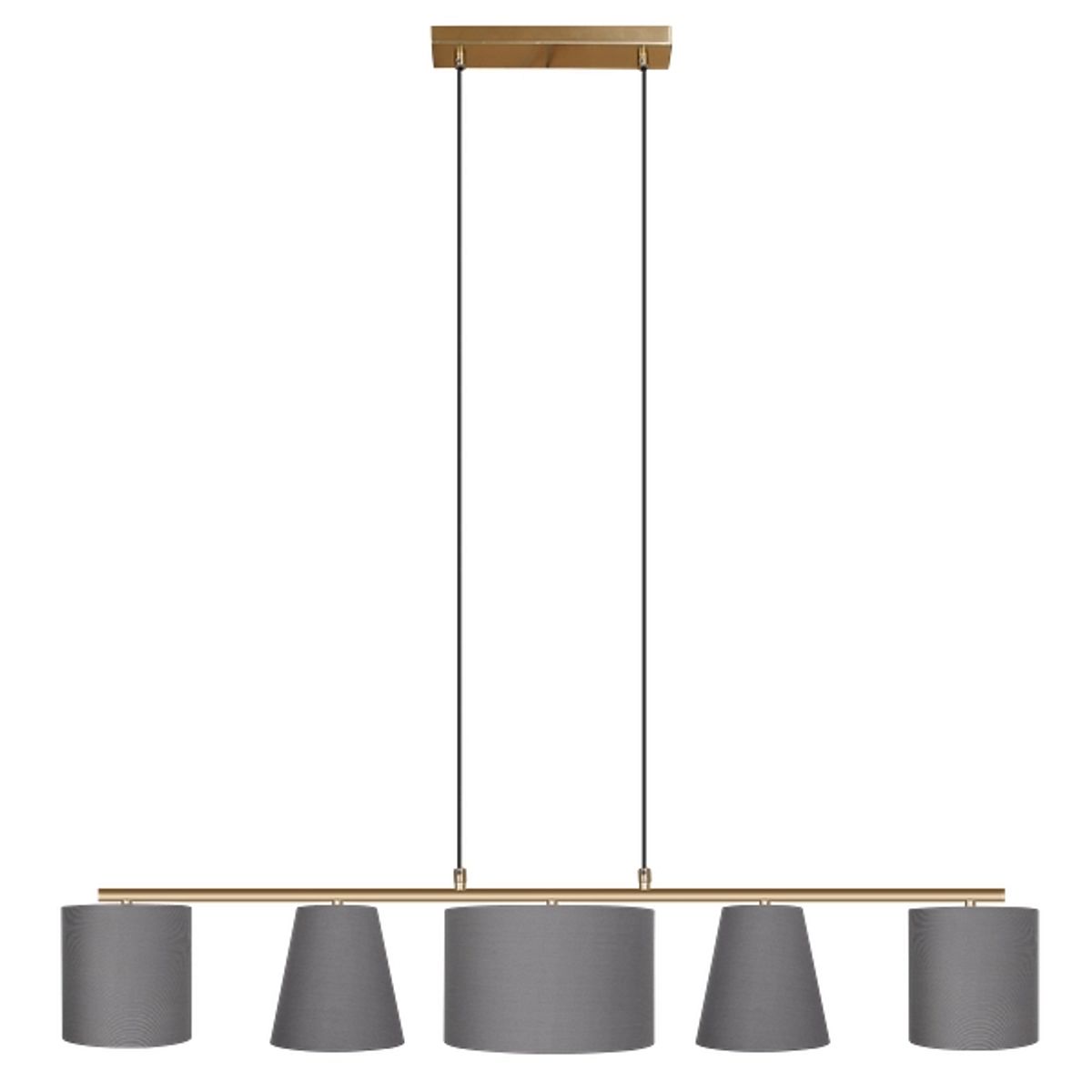 GENERICO - Lámpara Colgante Gold- Grey Led