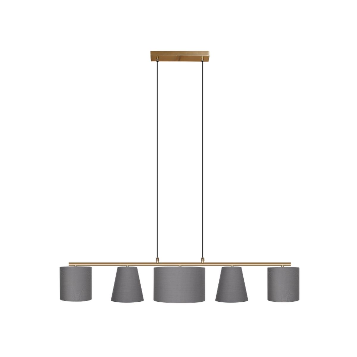 GENERICO - Lámpara Colgante Gold- Grey Led