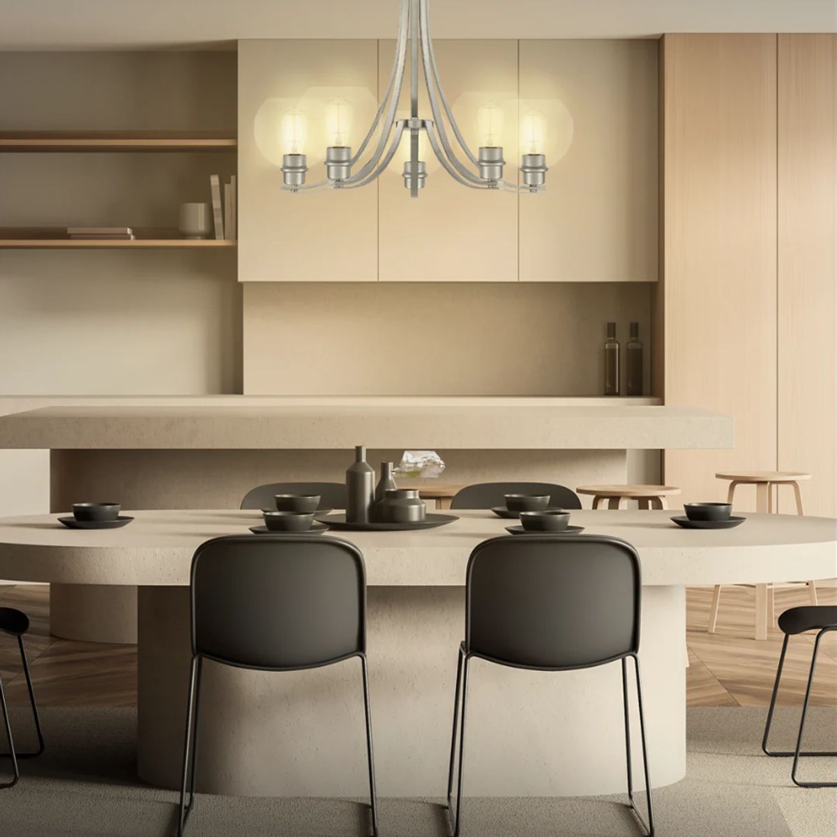 GENERICO - Lámpara Colgante Arni Silver Led