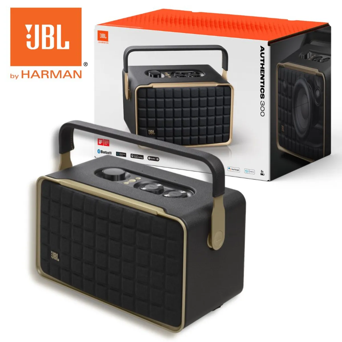 JBL - Parlante bluetooth JBL Authentics 300 270W, negro
