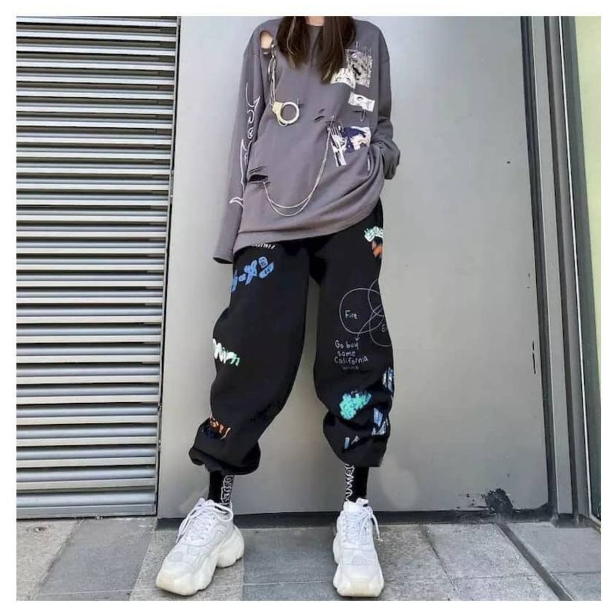 PEACE AND LOVE - Jogger Mujer Peace And Love