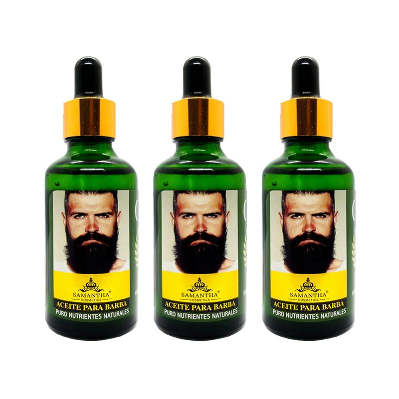 GENERICO - 3 Unidades Tónico para Barba de Oliva