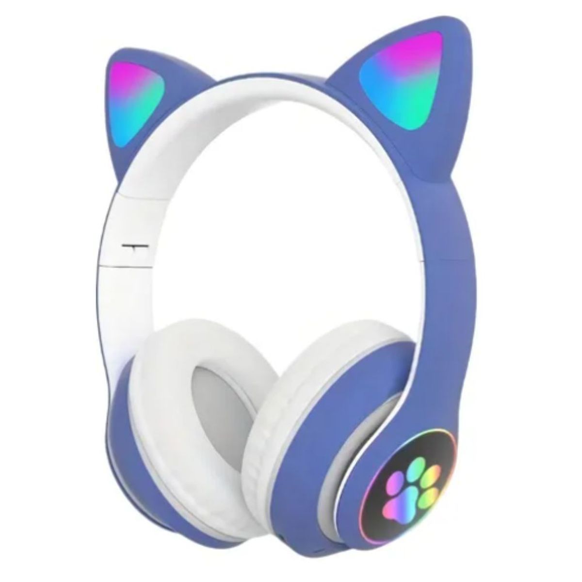 GENERICO - Audifono inalámbricos con orejas de gato  de color AZUL STN-28