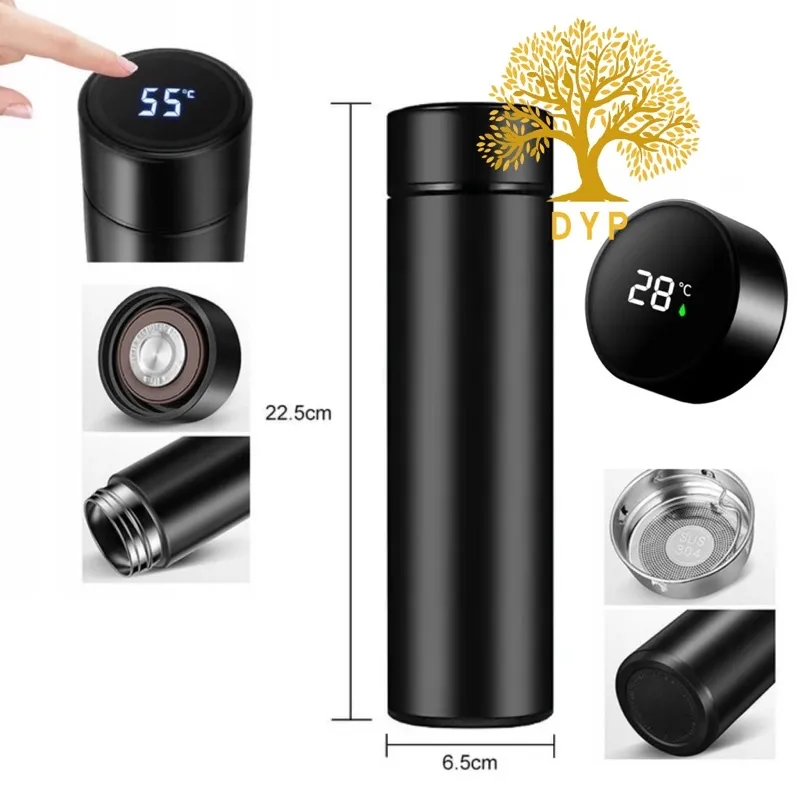 GENERICO - TERMO DIGITAL TACTIL LED CONTROL TEMPERATURA TACTIL  A.INOXIDABLE NEGRO