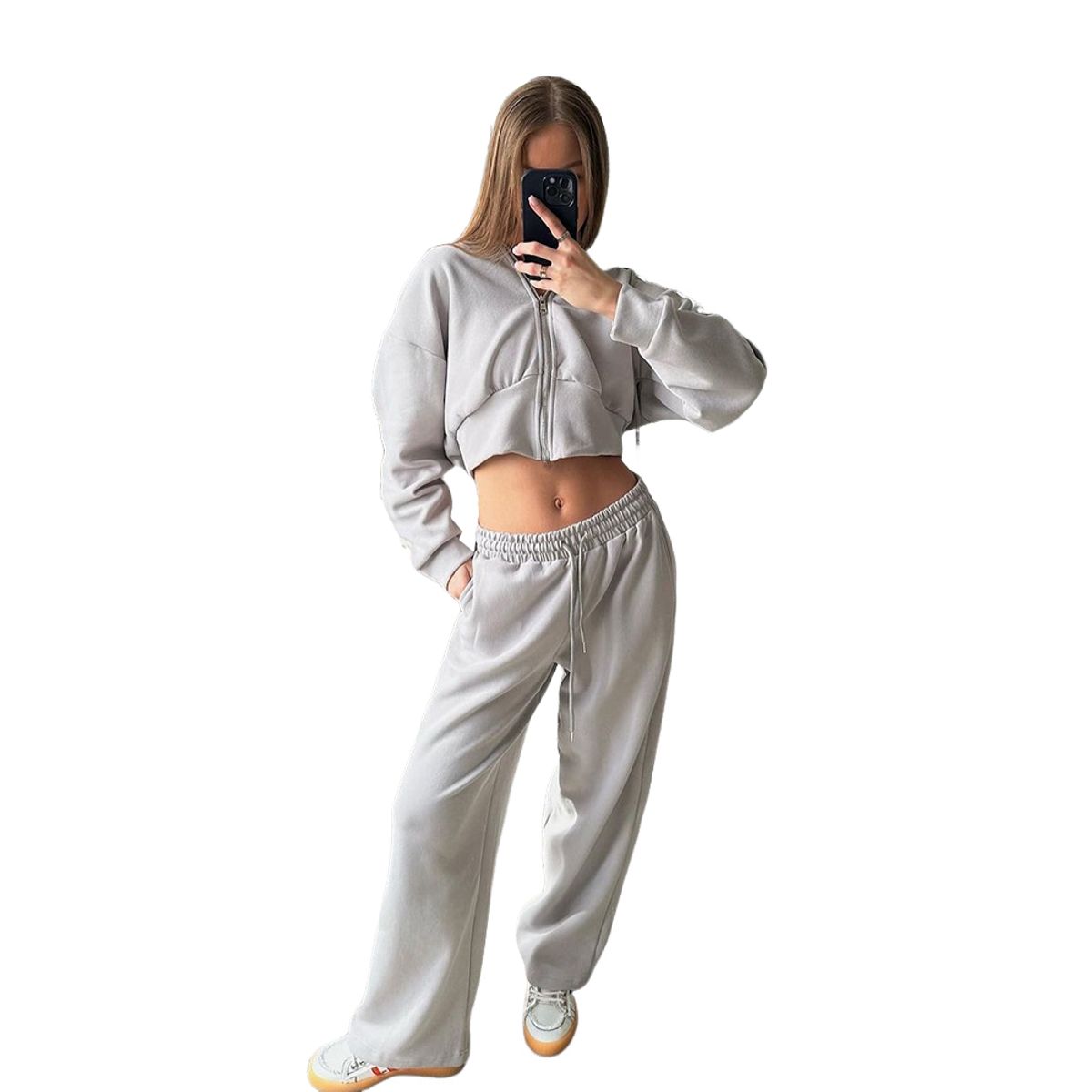 BLWOENS - Conjunto Mujer - Gris