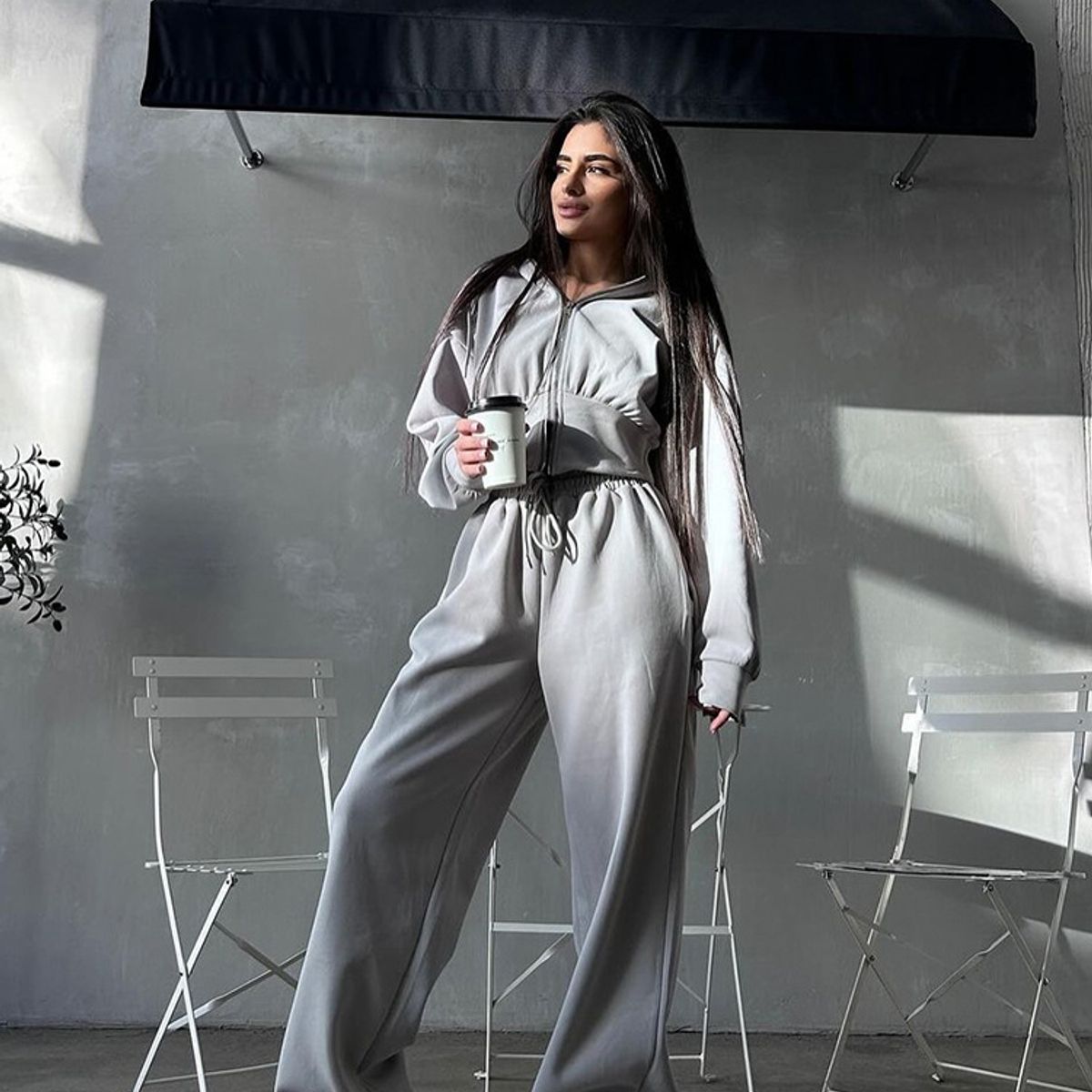 BLWOENS - Conjunto Mujer - Gris