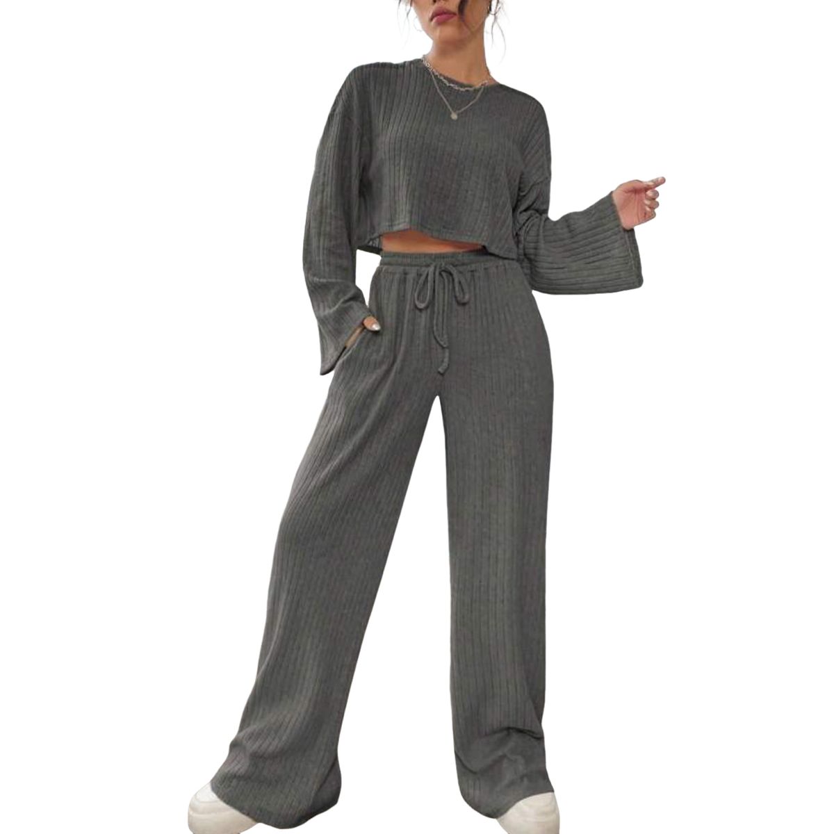 BLWOENS - Conjunto Mujer - Gris