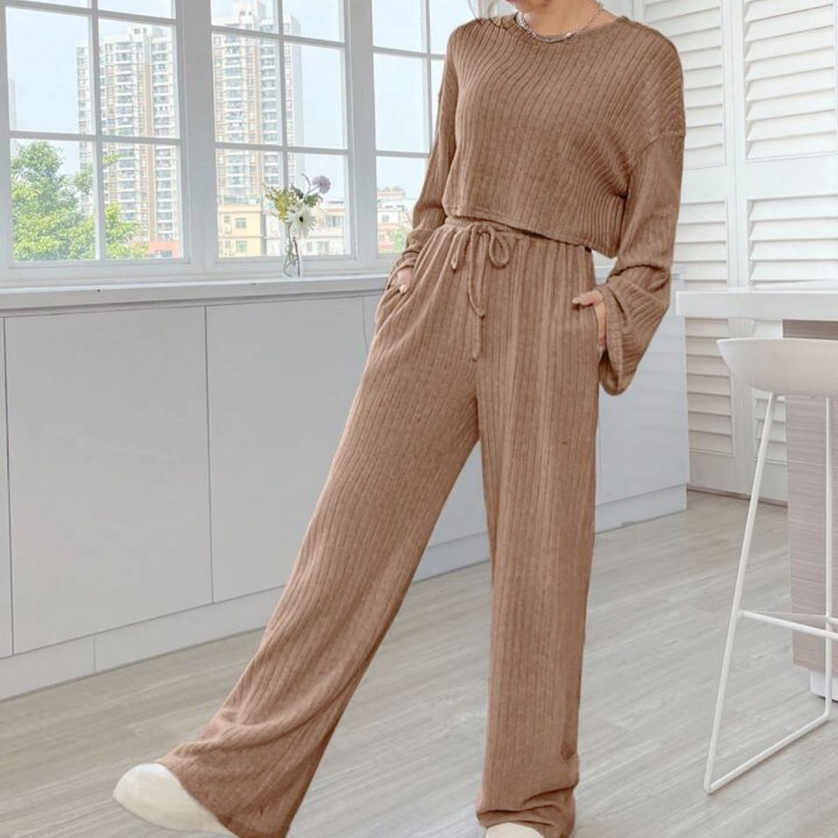 BLWOENS - Conjunto Mujer - Café