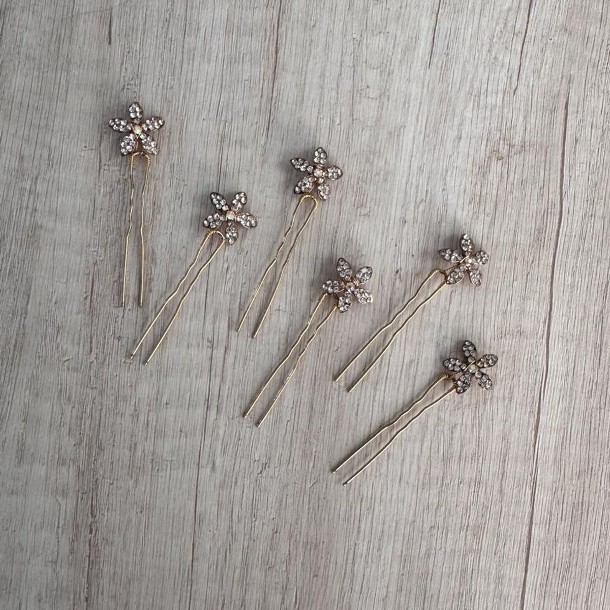 ANADE HANDMADE - PIN TOCADO TIARA ACCESORIO JOYA PARA NOVIAS CABELLO