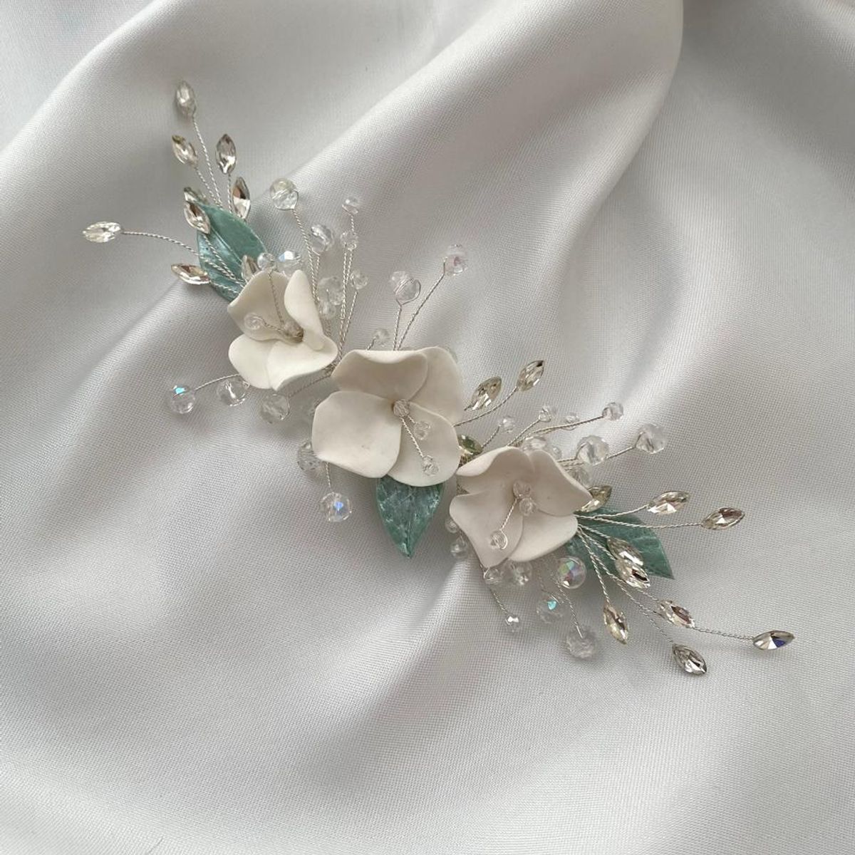 GENERICO - TOCADO TIARA ACCESORIO CABELLO JOYAS DE NOVIA