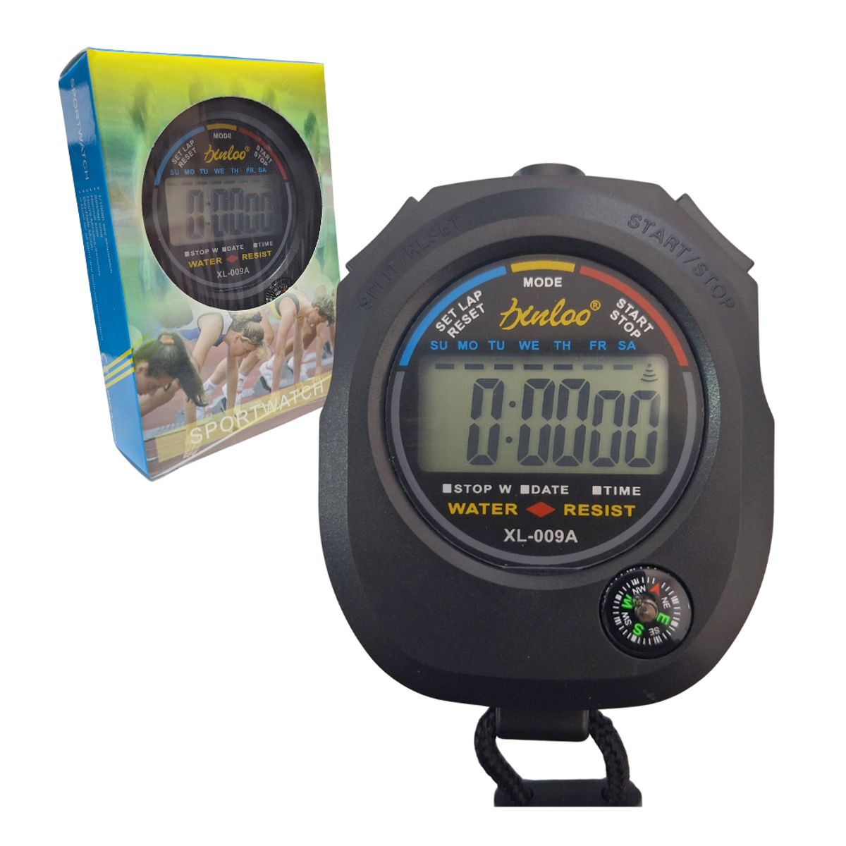 GENERICO - Cronometro Deportivo de Bolsillo Con Despertador Xl-009A