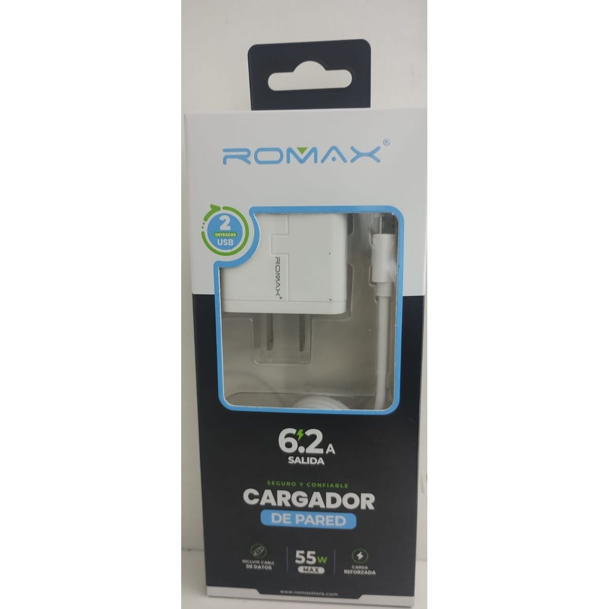 ROMAX - cargador de pared 6.2 A salida TCC0226