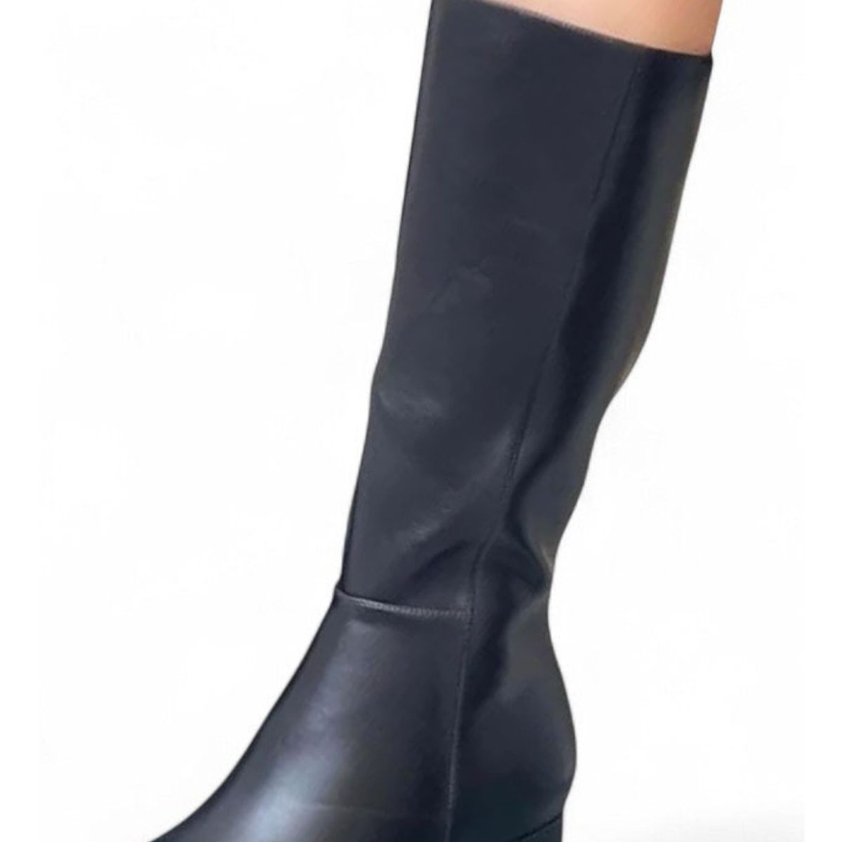 GENERICO - Bota Mujer Larga Taco 5 2086L-75 Color Negro