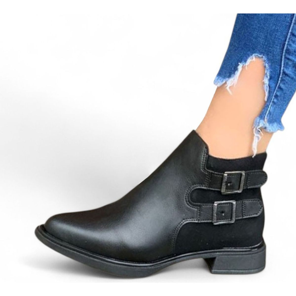 GENERICO - Botin Mujer Planta Espanso 2086L-55 Color Negro