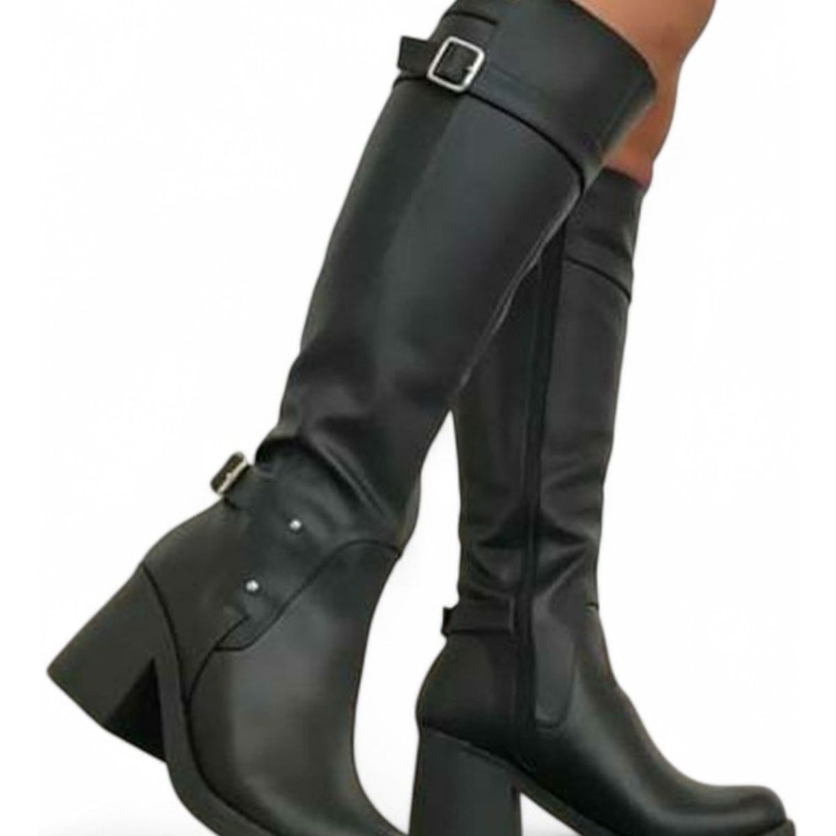 GENERICO - Botin Mujer Taco 7 De Goma 2086L-70 Color Negro