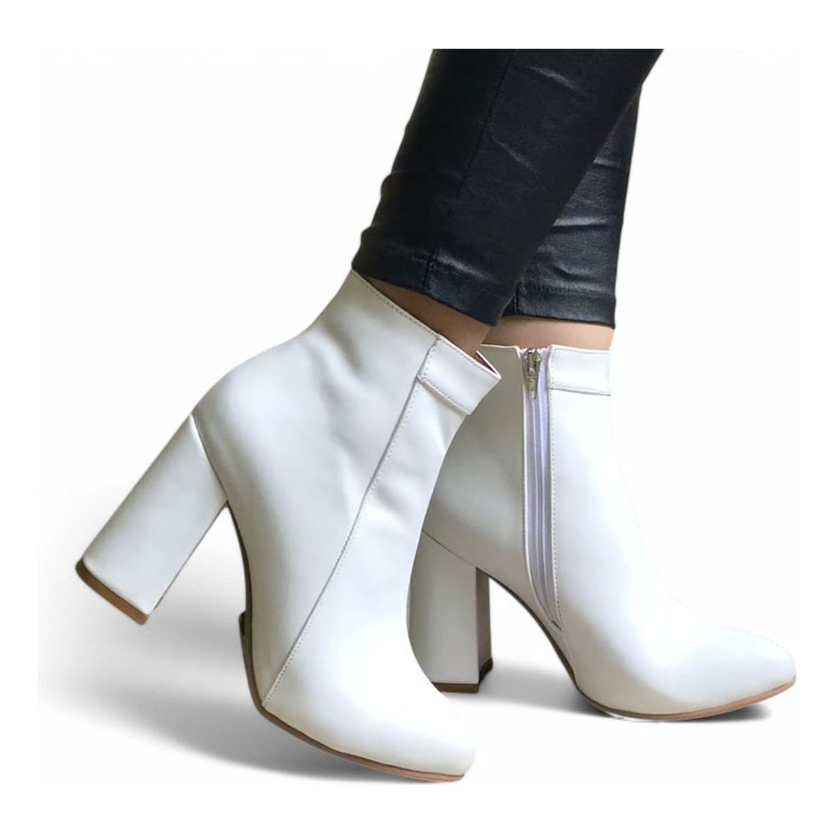 GENERICO - Botin Mujer Taco 9 Clasica 2086L-60 Color Blanco