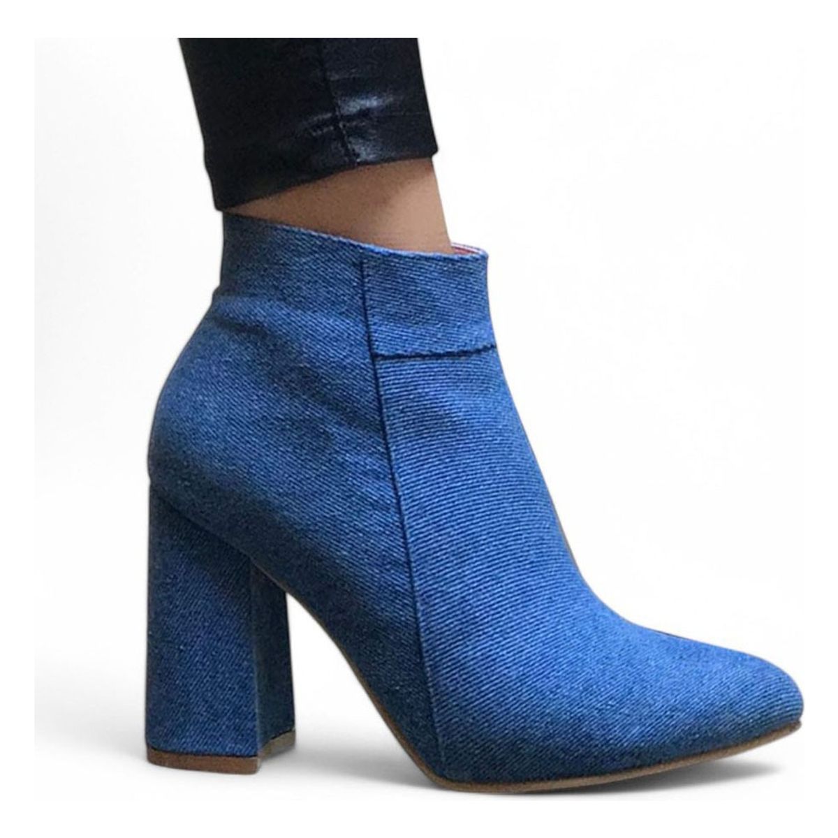 GENERICO - Botin Mujer Taco 9 Clasica 2086L-60 Color Celeste