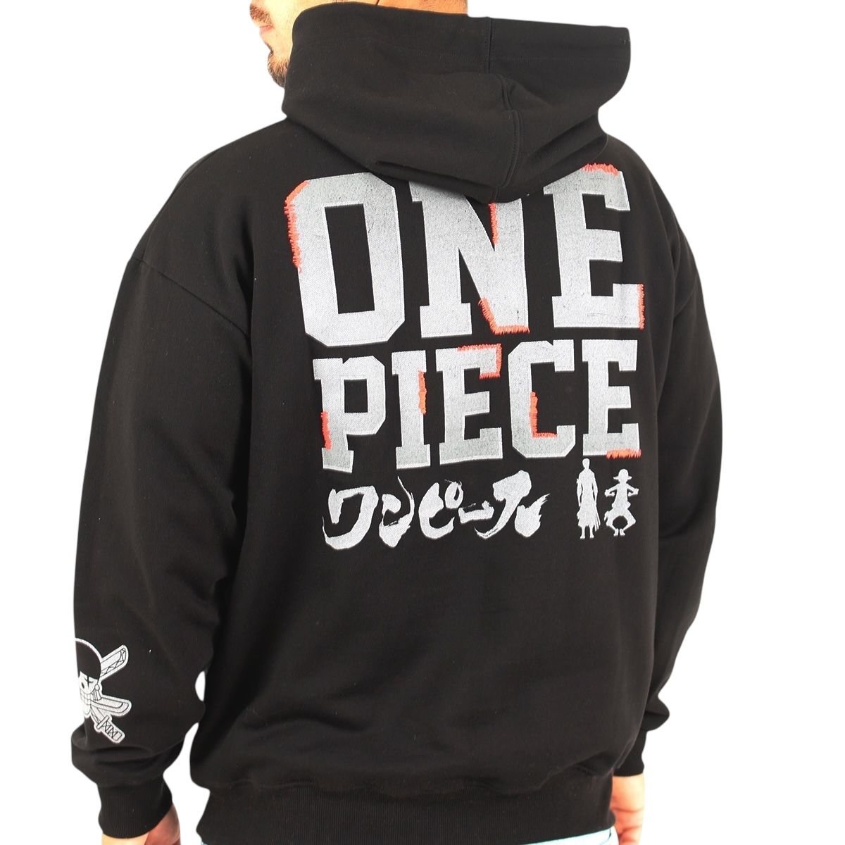 ONE PIECE - POLERA ONE PIECE HOMBRE NEGRO