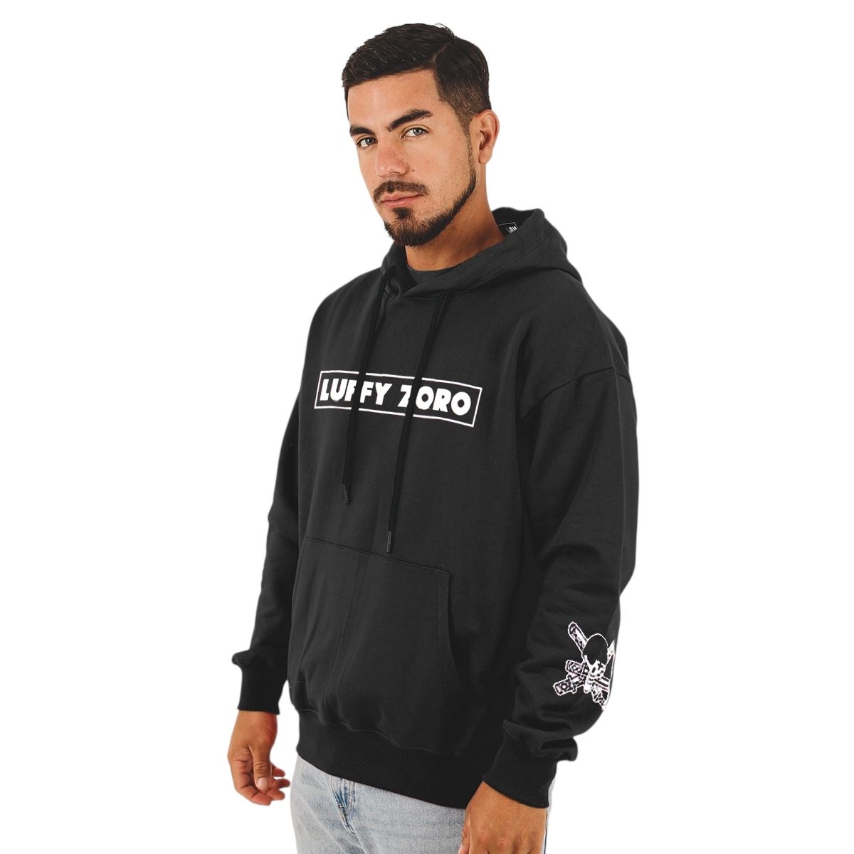 ONE PIECE - POLERA ONE PIECE HOMBRE NEGRO