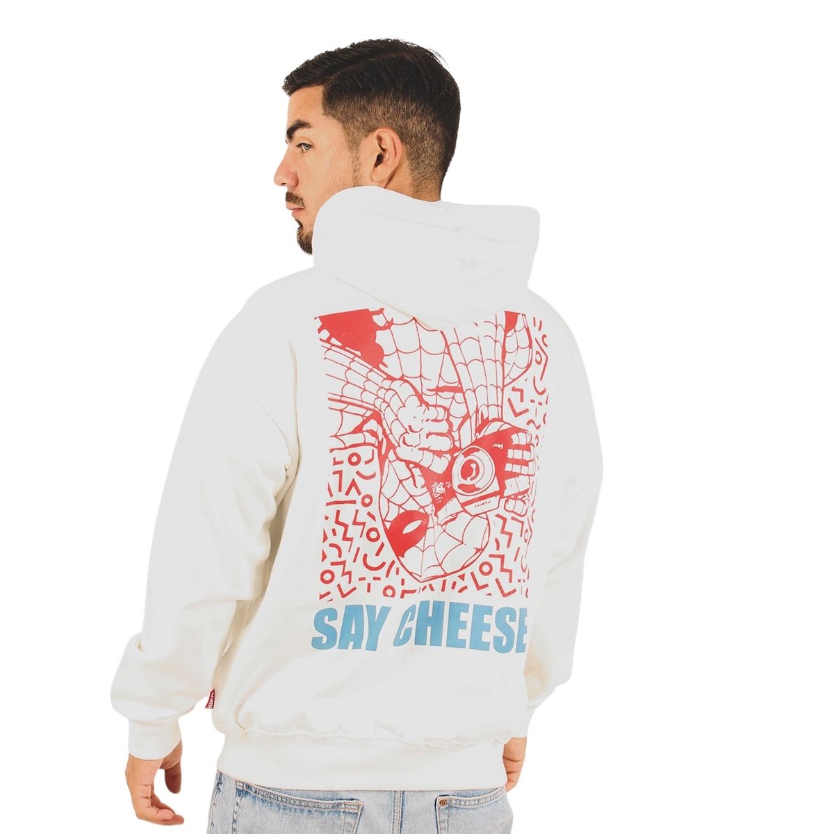 MARVEL - POLERA  SPIDERMAN HOMBRE MARFIL